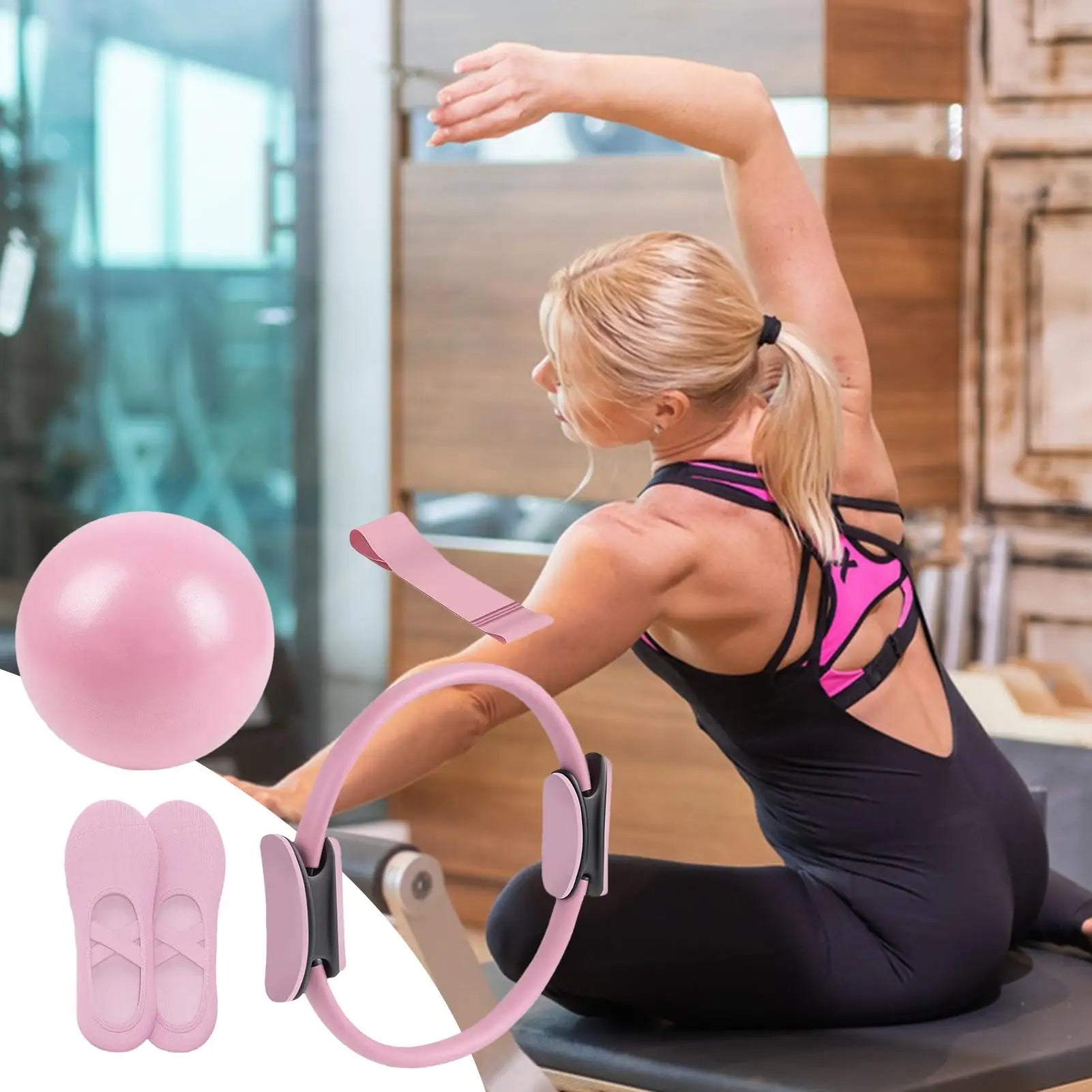 CoreForge Pilates Ring & Ball Set