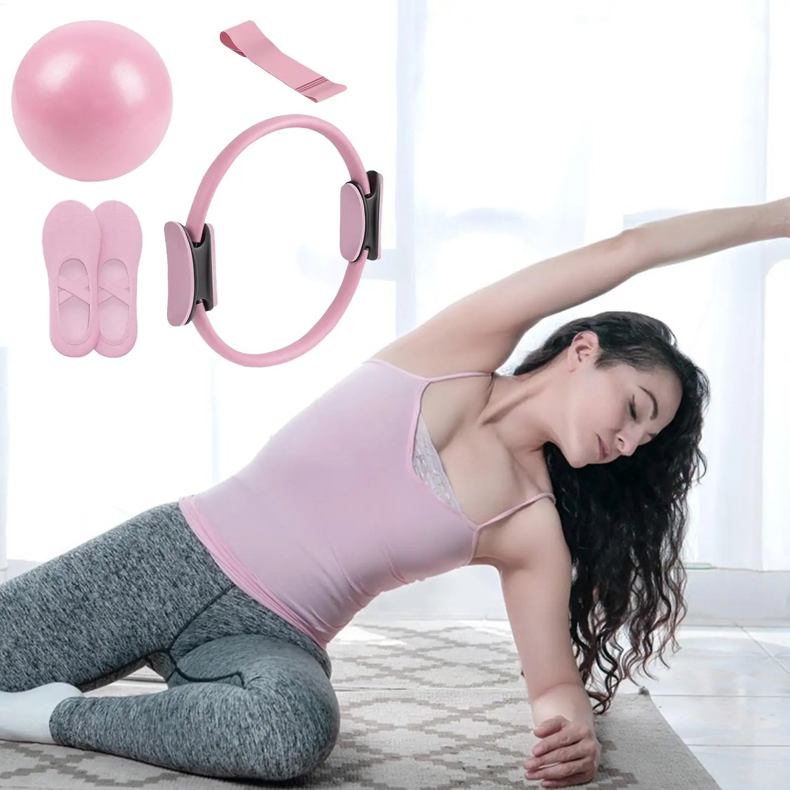 CoreForge Pilates Ring & Ball Set