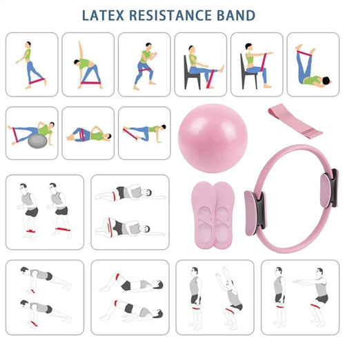 CoreForge Pilates Ring & Ball Set