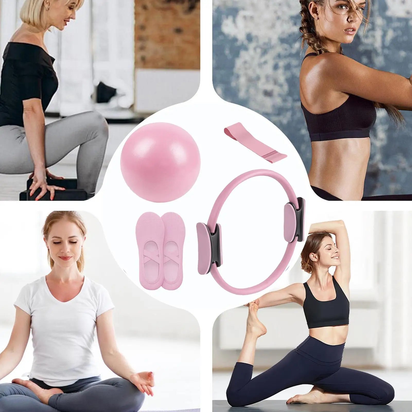 CoreForge Pilates Ring & Ball Set