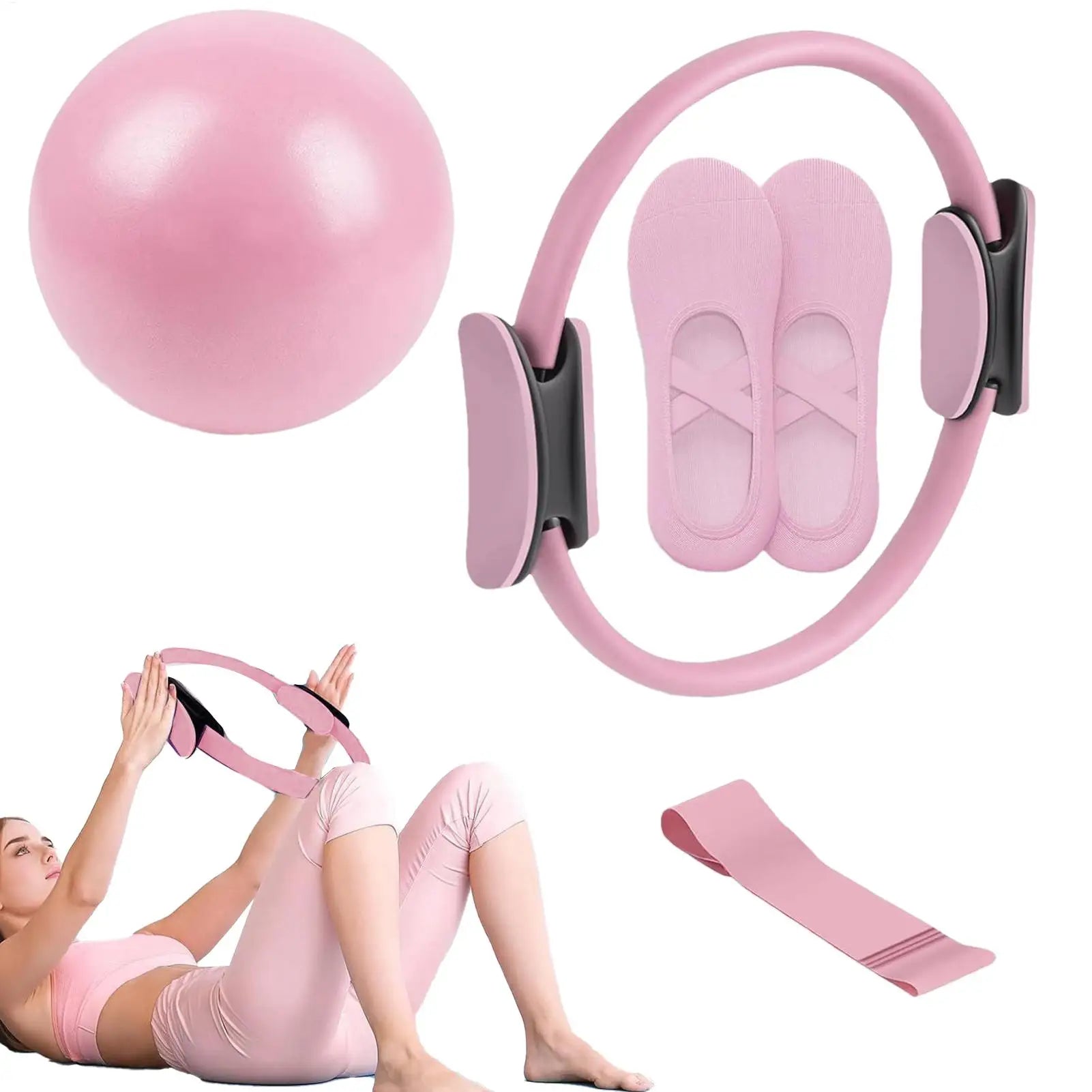CoreForge Pilates Ring & Ball Set