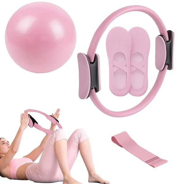 CoreForge Pilates Ring & Ball Set